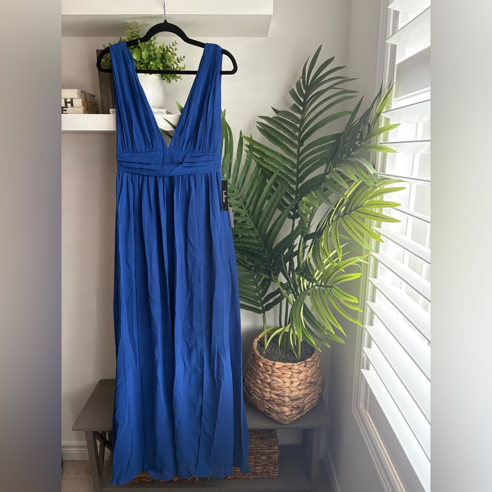 Lulu's Royal Blue Maxi Dress